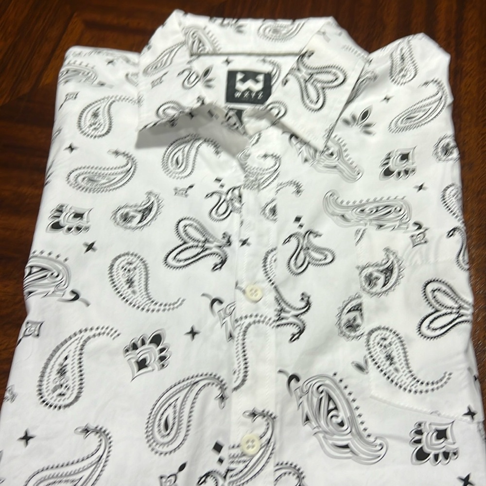 Men’s WXYZ number one button up shirt